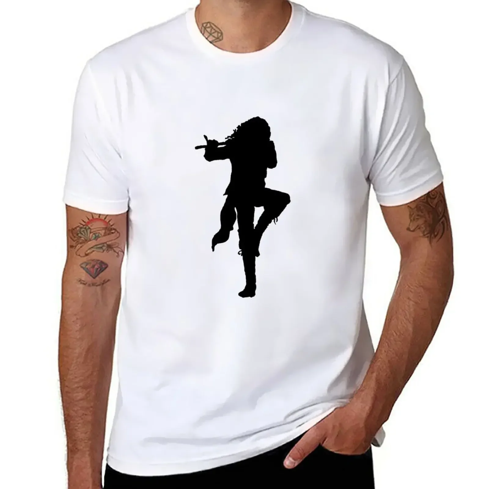 

Flutist T-Shirt blacks animal prinfor boys customs t shirts men