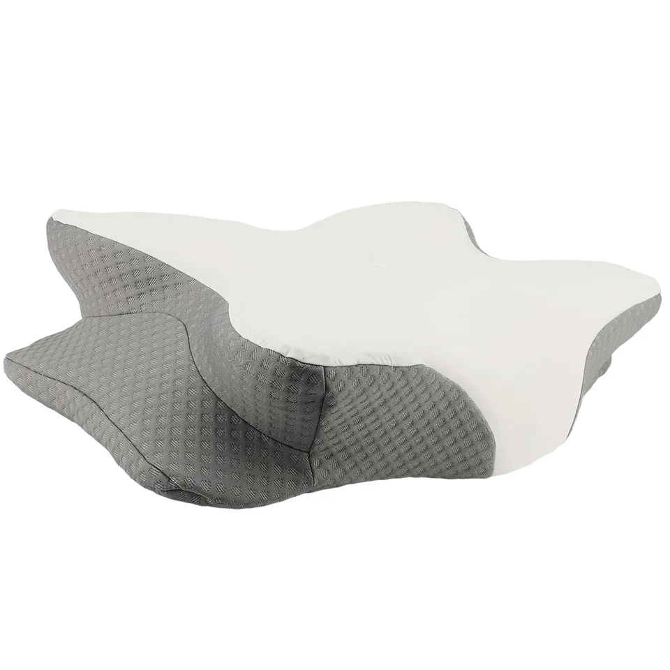 Ergonomic Memory Foam Ice Silk Neck Pillow