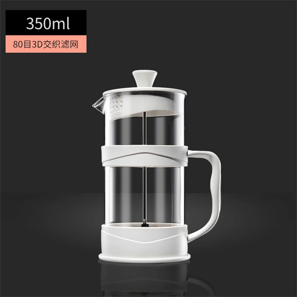 French Press Coffee Maker 4 Level Filtration Coffee Percolator Pot Large  Capacity Manual Teapot Coffee Machine 350/800/1000ML - AliExpress