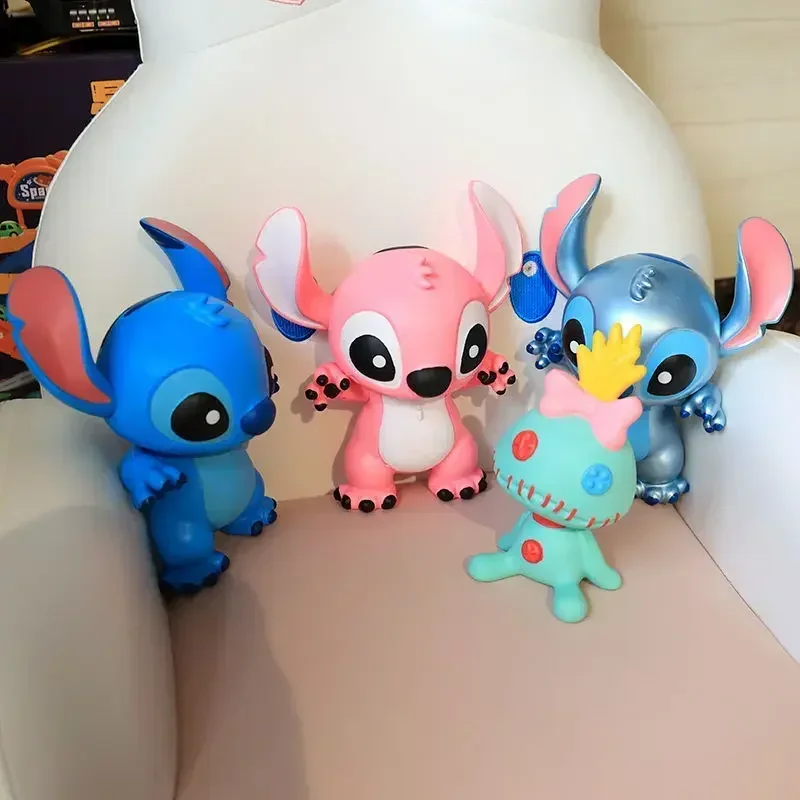 thumbnail image 4 of Figura de anime Disney Stitch de 20 cm, Lilo & Stitch, figura de acción de PVC, modelo de colección, muñeca, lindo adorno, juguete de dibujos animados, regalo de cumpleaños y Navidad, 4 of 5
