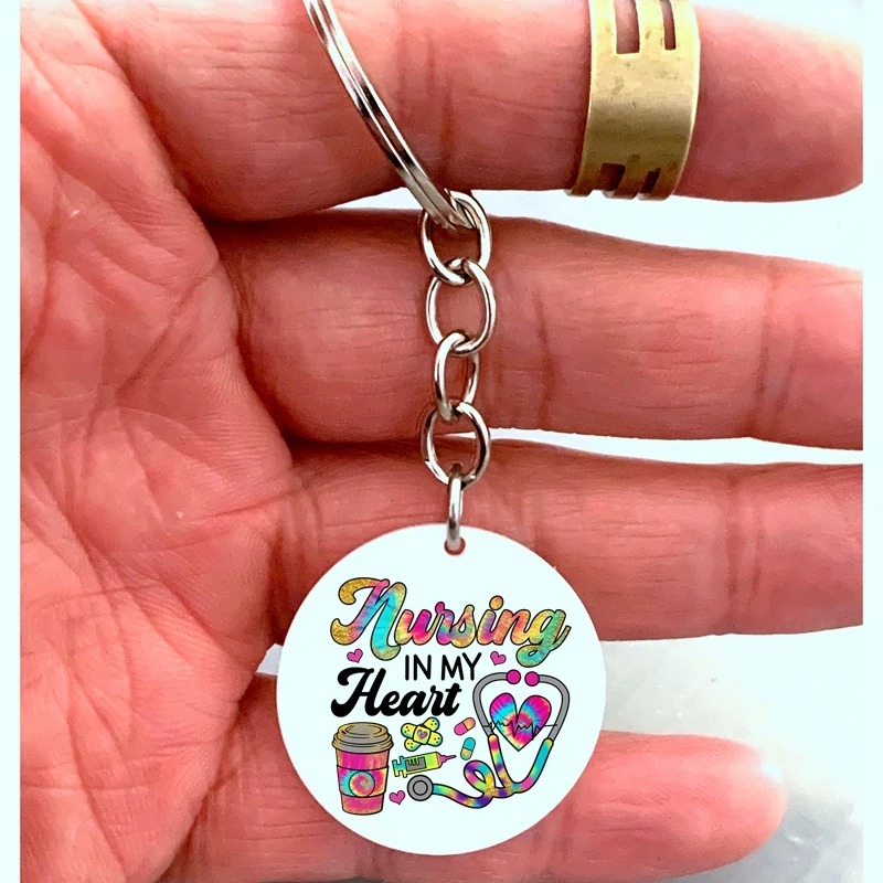 Allattamento Nel Mio Cuore Portachiavi A Tema Con Catena In Acciaio Inossidabile Muslimkey Chian