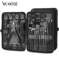 9/19/30pcs Manicure Set Stainless Steel Nail Clipper Set Multi-functional Nail Cutter Fingernail Clippers Eyebrow Scissor Kit 1