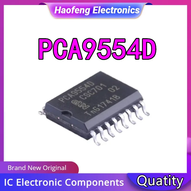 

10 шт., чип PCA9554D PCA9554 PCA IC Chip SOP-16, чип IC, 100% новая Оригинальная фотография