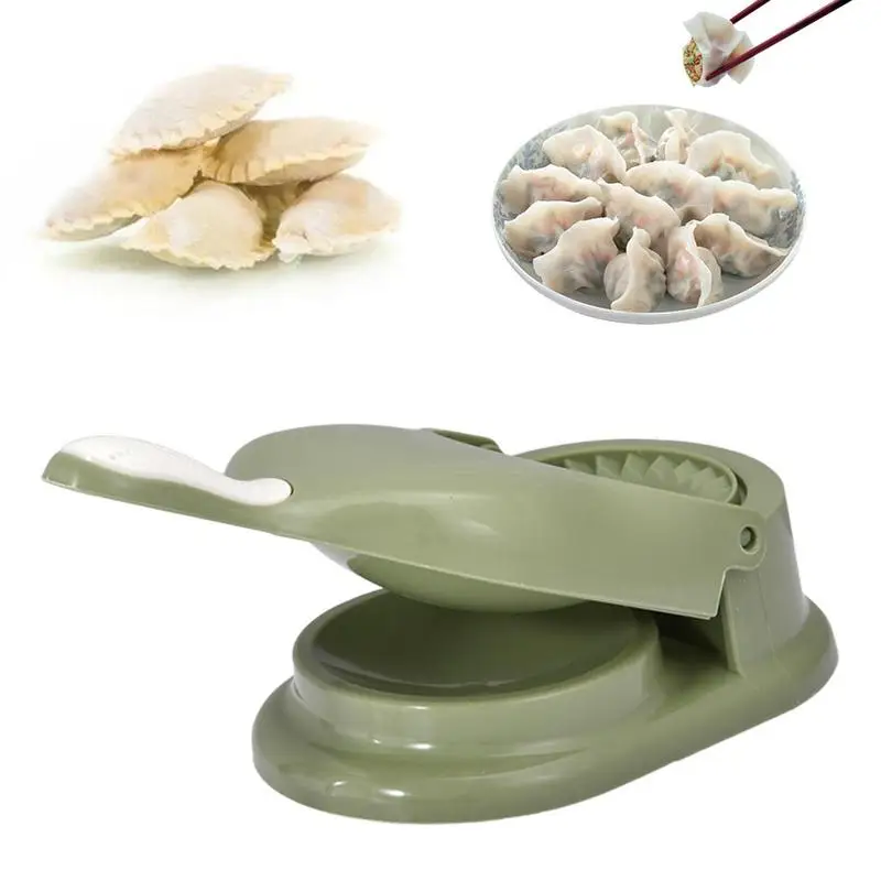 

Dumpling Wrapper DIY 2 In 1 Manual Dough Press Dumpling Maker Time-saving Proficient Gadget For Kitchen Use