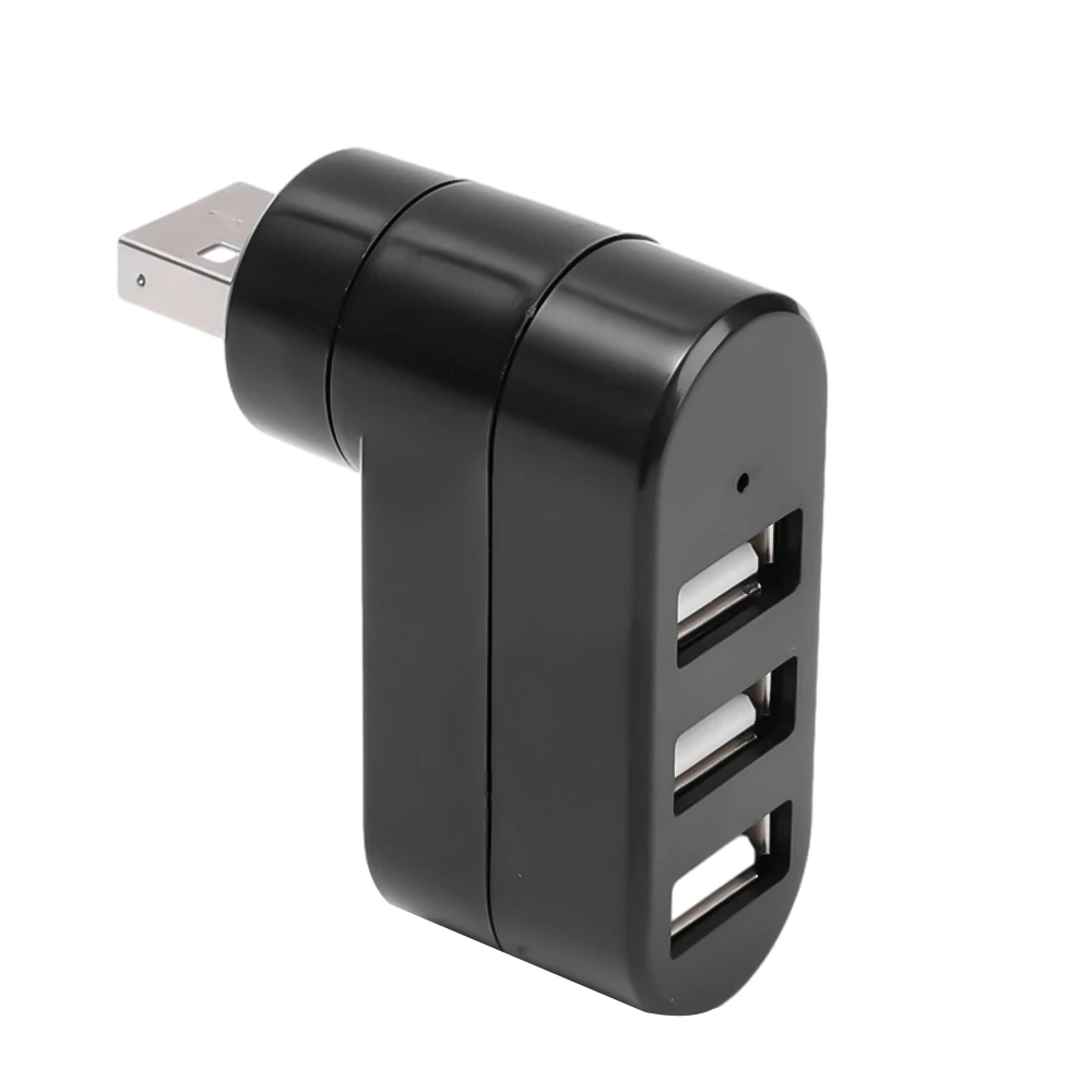 Adattatore Hub USB C 4-in-1 Multi-Porta USB3.0 e Tipo C 180 °   Splitter Estensore USB ad Alta Velocità con Rotazione a 360 Gradi per Trasferimento Dati