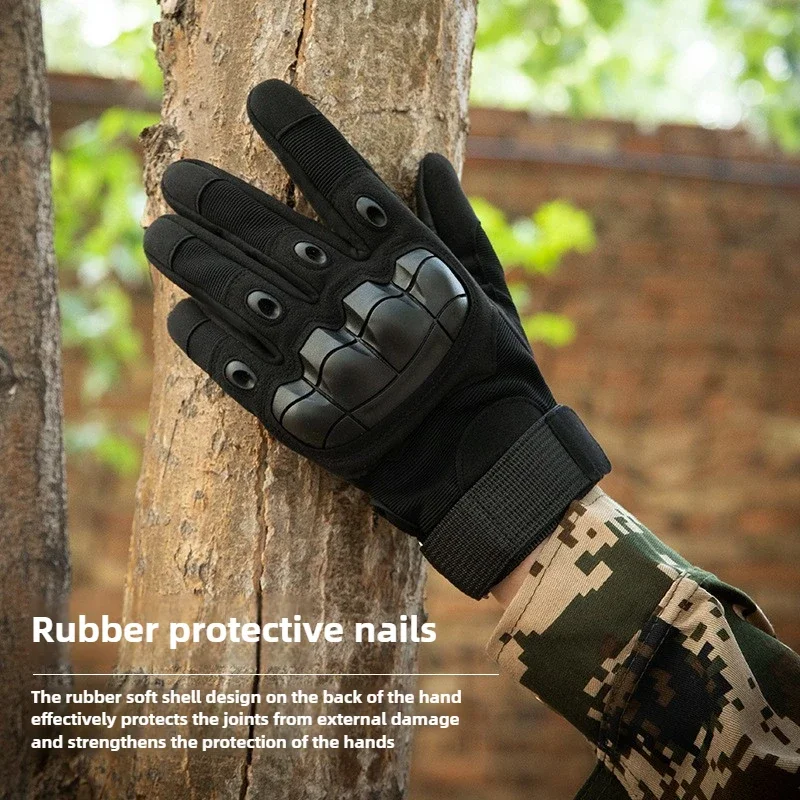Tactical Gloves Shooting Gloves Touch Design Fitness Protection Sports Cycling Motorcycle Hunting Full Finger Walking Gloves 2