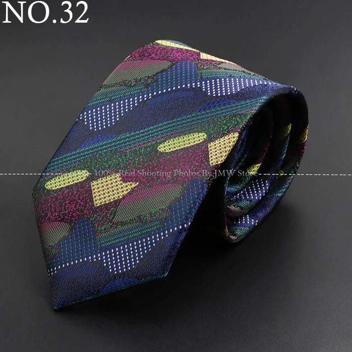 New Design Wedding Men Tie Grey Brown Green Rose Flower Geometry Neckties Business Dropshipping Groom Collar Accessories Gift