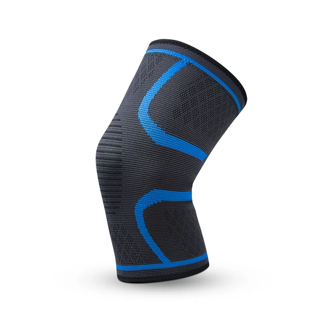 SKDK Gym Knee Pads Sports Safety Fitness Kneepad Elastic Knee Brace Support Gear Patella Running Basketball Volleyball Tennis 1 PC sky blue