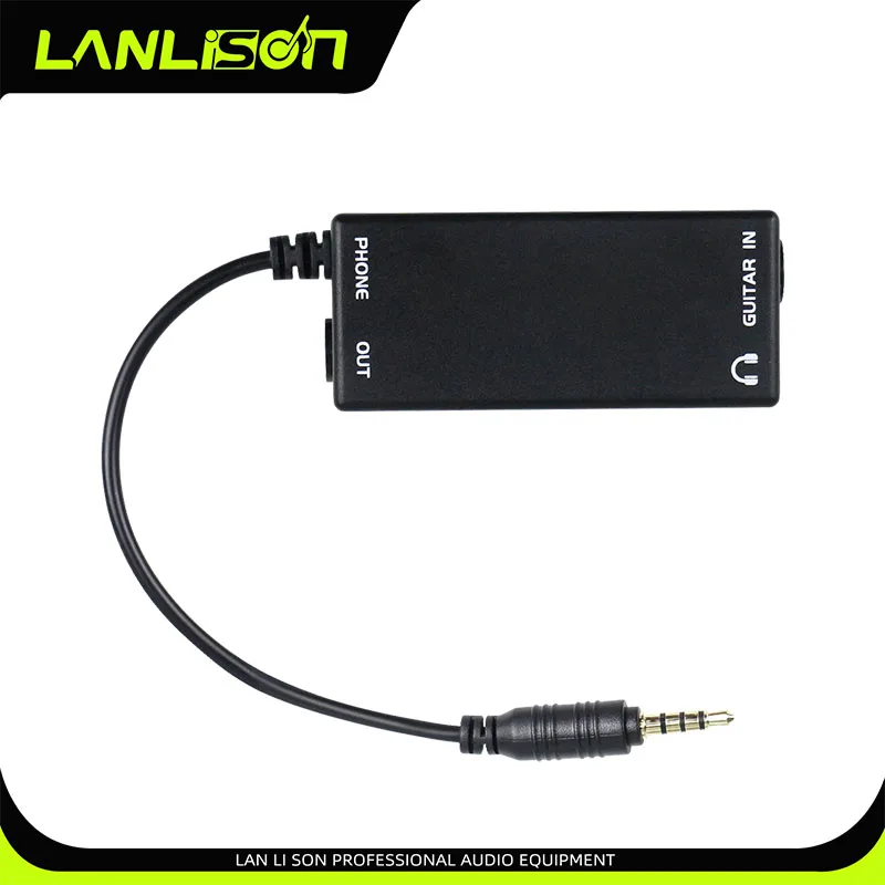 Guitar Effects Interface Adapter Converter Amplifier Recorder Guitar Effect Pedal Guitar Effects Pedal Audio Adapter Set Audio Adapter For iPhone