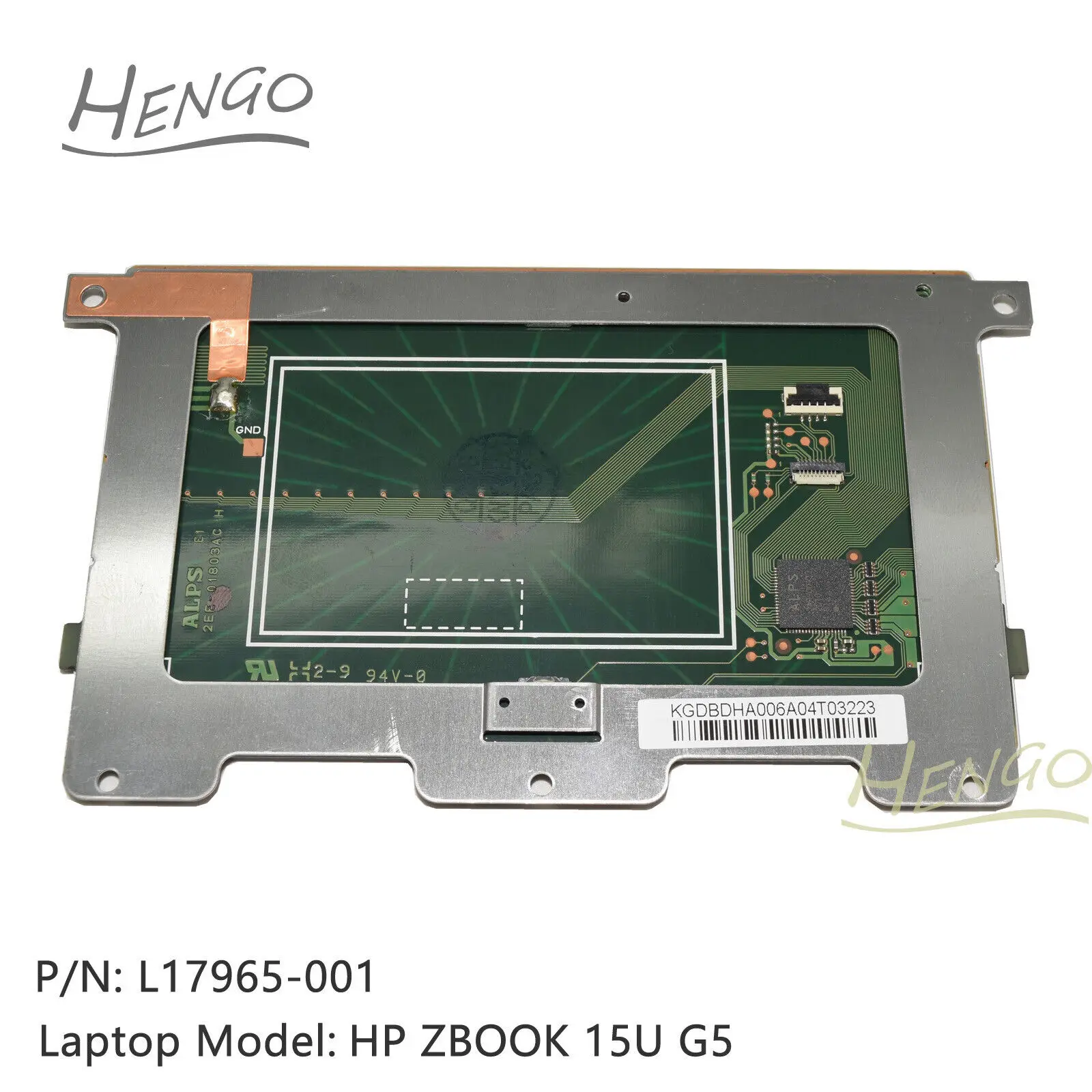 L17965-001 Original For HP ZBOOK 15U G5 Touchpad Trackpad Mousepad NO NFC