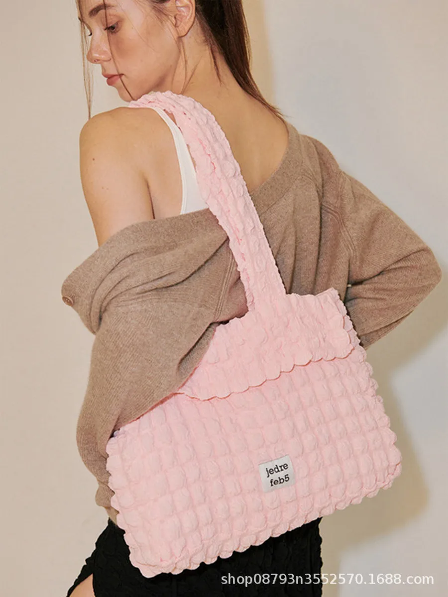 Korea JEDREFEB5 Luxury Designer Brand Handbags Women's Commuter Shoulder Underarm Bag Large Capacity Tote Bags for Girl
