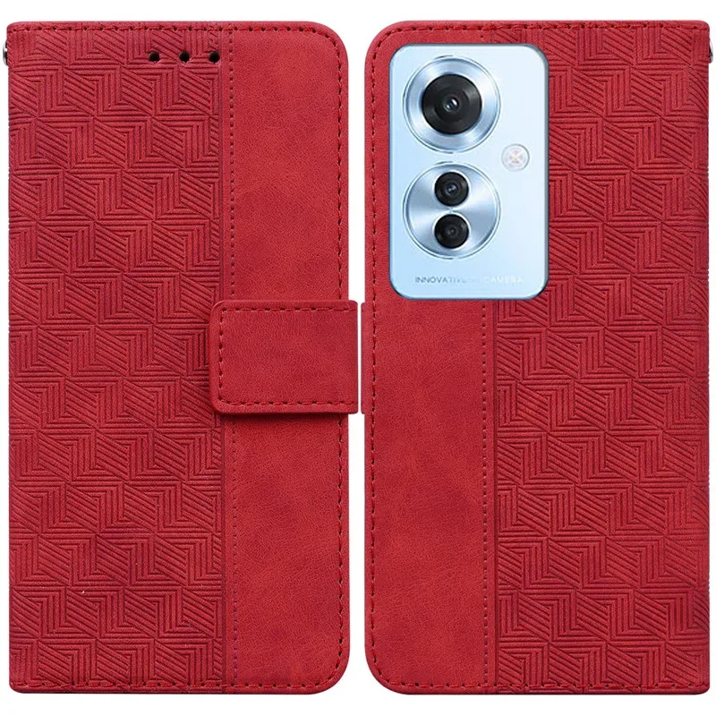 WBWONE Leather Folio Cover per OPPO Reno 11F 5G / Reno11 F 5G, Custodia in Pelle PU Magnetica Libro Flip Portafoglio con [Funzione Stand]. Marrone