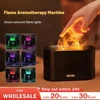 For Humidifier Ultrasonic Air Humidifier With LED Lighting Simulation Colorful Flame Fragrance Machine 2