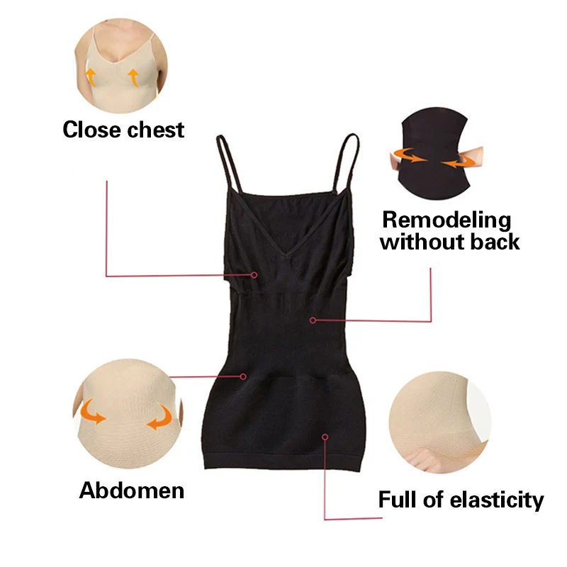 Body Shaper Vest Body Shaping Body Memory Sling Shapers Ms Corset Top Abdomen Corset Vest Women's Intimates Waist Shapewear