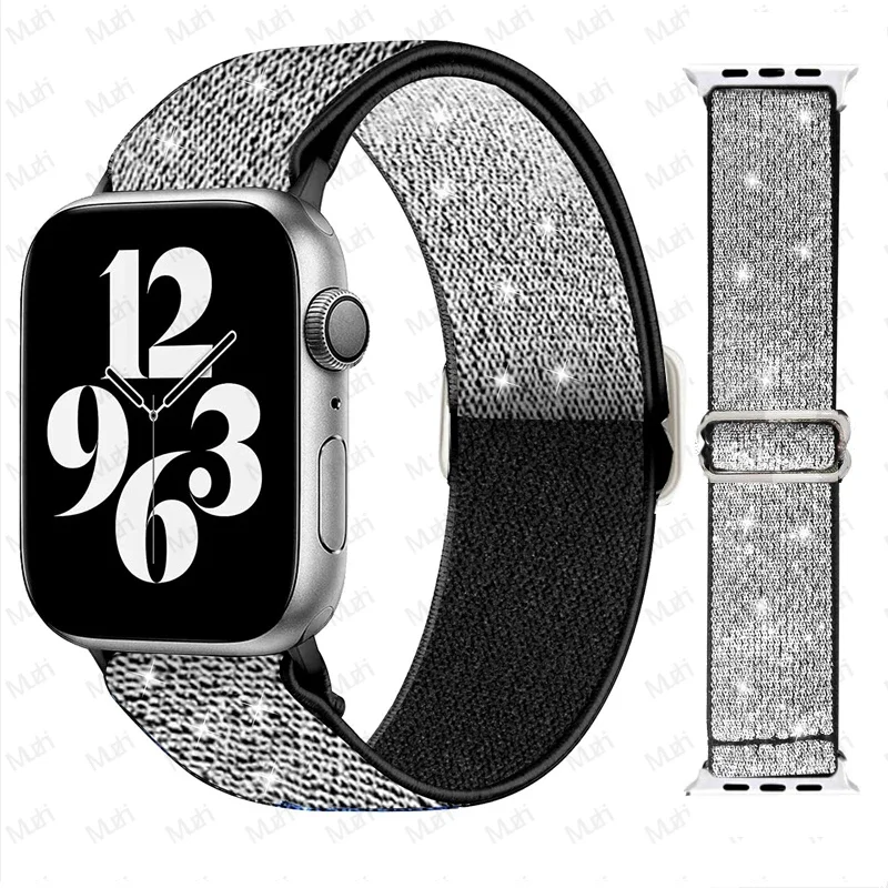 Bohemian Elastic Nylon Watch Band Strap