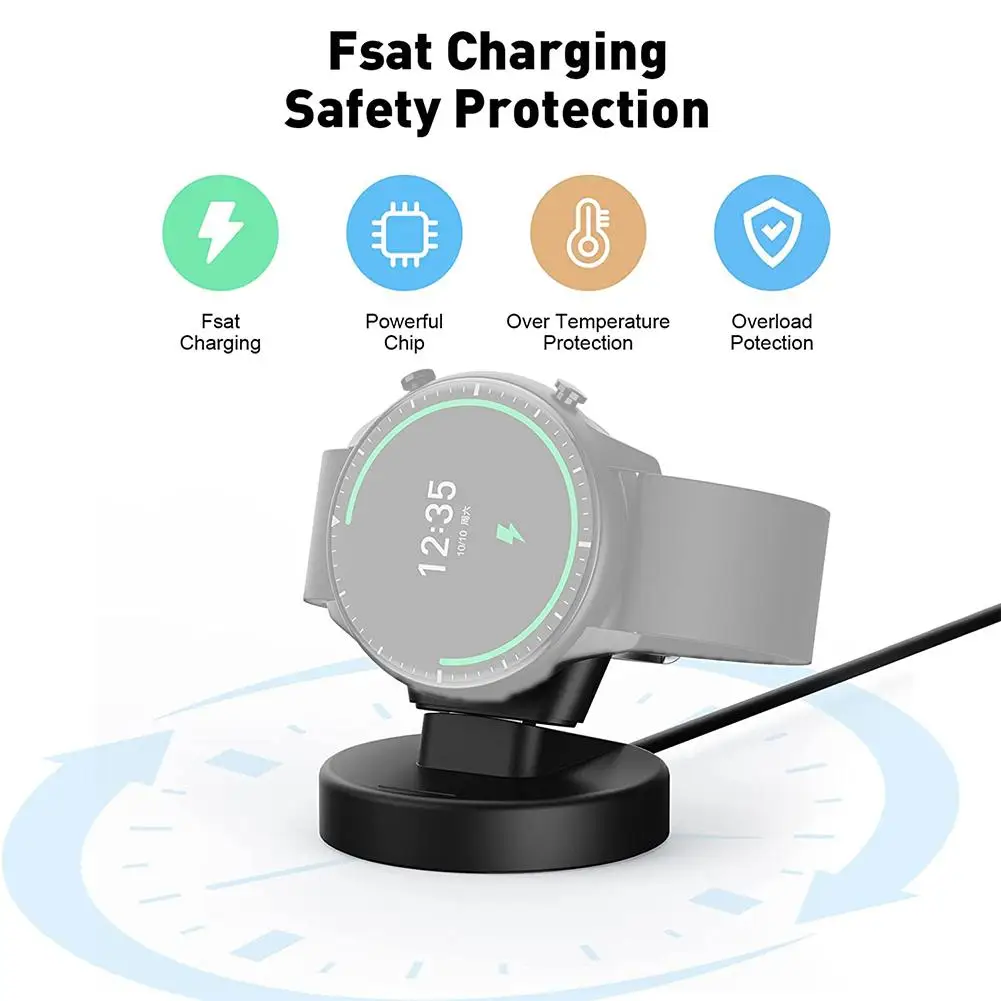 

Usb Cable Cradle Watch Charger Charging Dock For Watch 2pro S3 S2 46mm 42mm Wristband Charger Base C9a4
