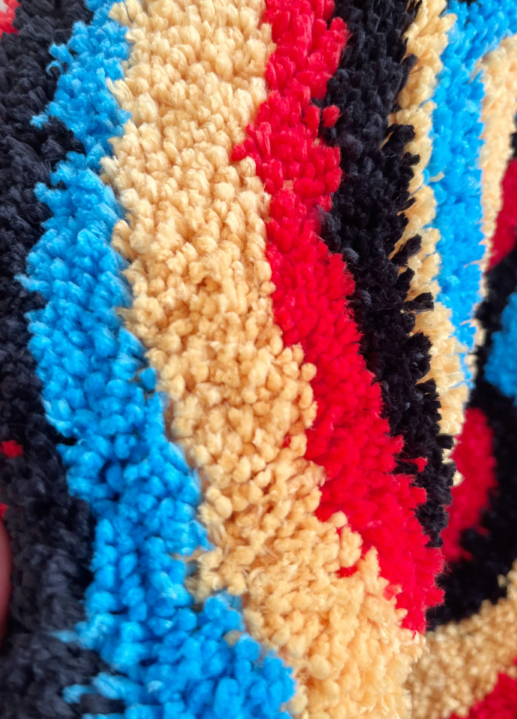 Trippy Smiling Rug Image 4