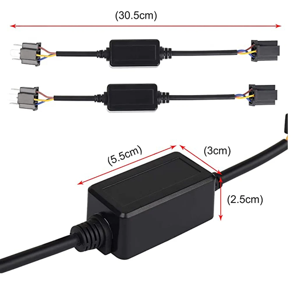 CARALL 2 Pezzi Convertitore Adattatore Da Attacco H4 HS1 A H5 R2 G40 Portalampada Kit Xenon e Full Led Per Auto D'epoca