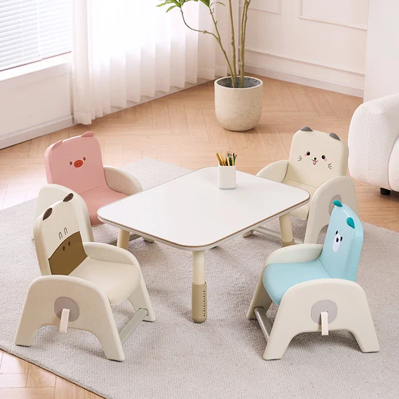 Design Chair Kids Designer Child Safety Baby Eating School Plegables Room Children's Mesa Y Silla Infantil Auxiliary Furniture