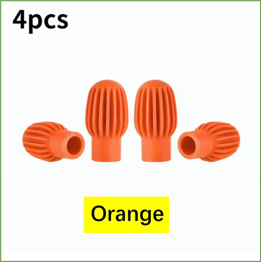 2 Stück/4 Stück Drum Mute Silikonhüllen – schweißgedrehte Klangschalldämpfer, Übungstipps, Drumstick-Kopf-Gummihülsen für leises Trommeln – Detail 11