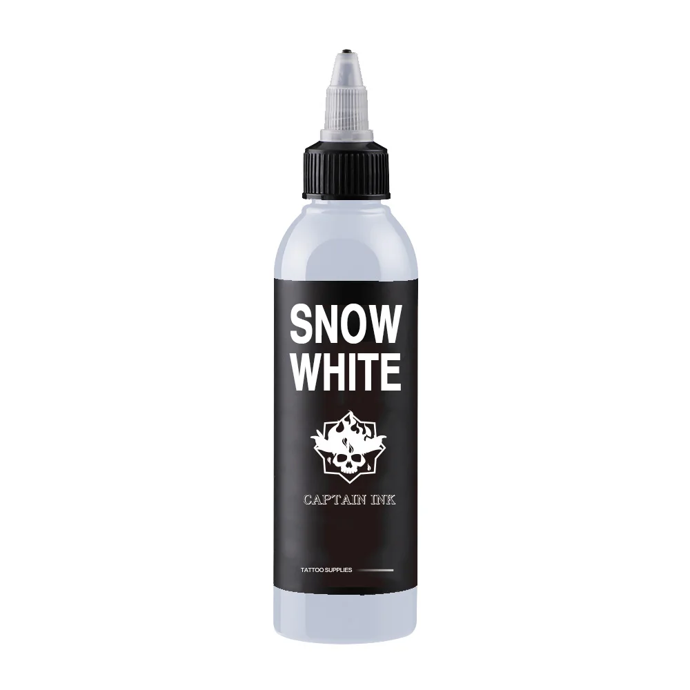 Captainink Tattoo Ink (30ml) 1 Oz Snow White for Human Body Professional High Quality Official Paint on Cartridge Needle 40 50cm paint by numbers snow town