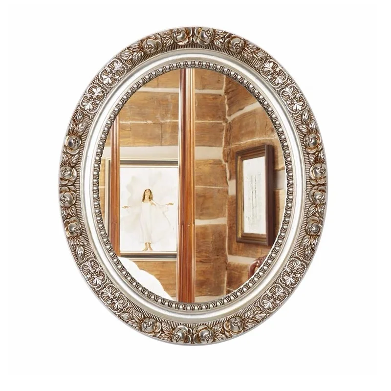 European Mirror Bathroom Mirror Wall Hanging Bathroom Porch Mirror