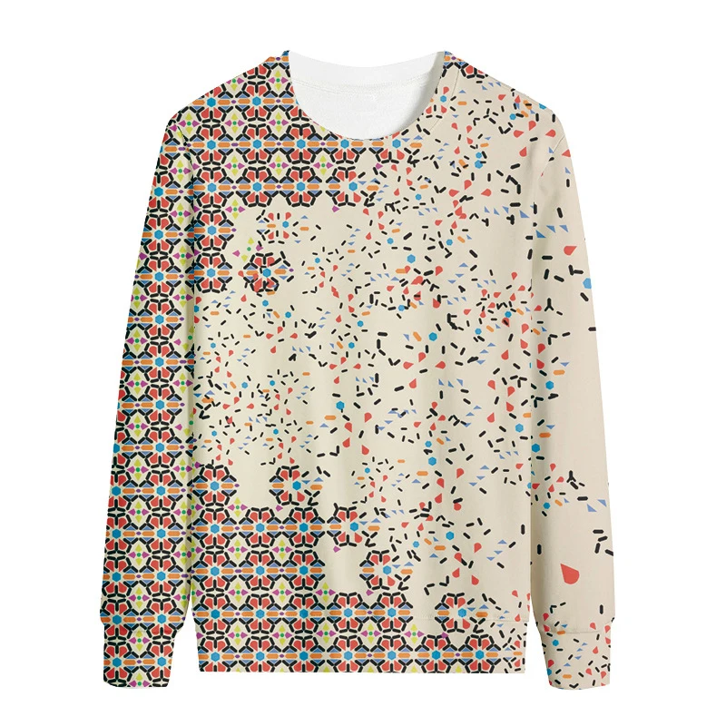 Hamburg Pattern 3d Printed Sweatshirts for Men and Women Pullovers Harajuku Unisex Tops