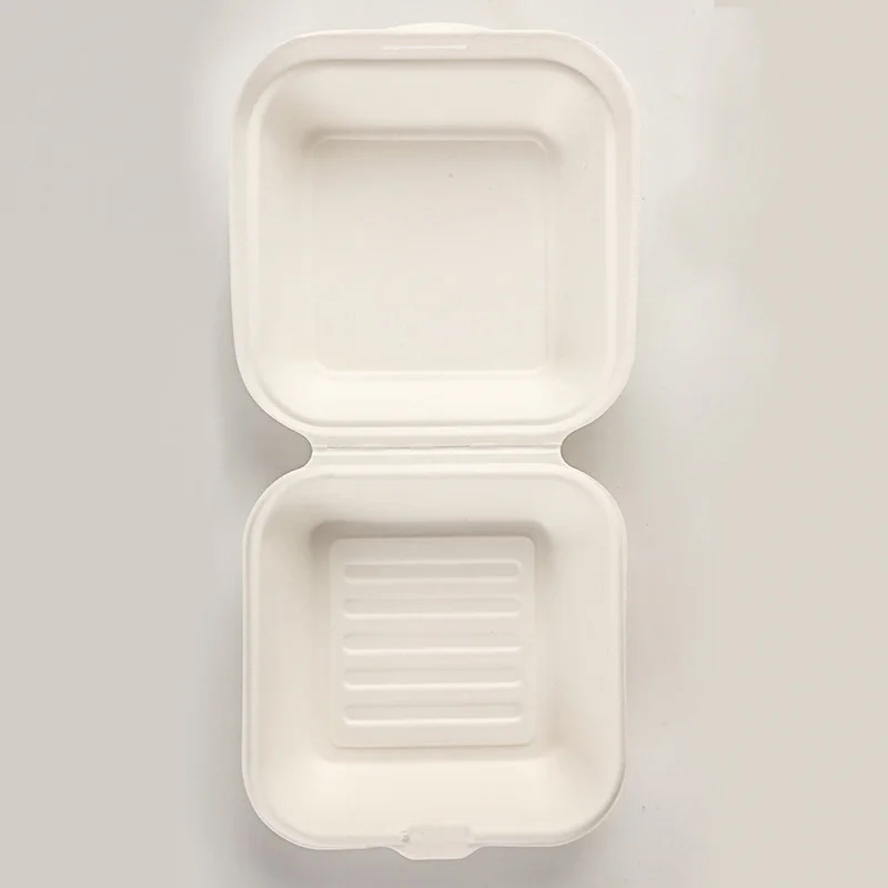 20/10pcs Disposable Bento Food Containers, Biodegradable Sugarcane & Wheat Straw Lu... - SKU DBFC2223 - UGI Packaging