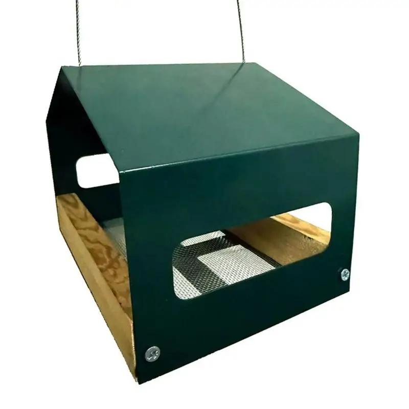 Eleganter Vogelschutz für den Außenbereich mit wetterfester Metallkonstruktion zur Garten- und Hofverschönerung D2RD – Detail 3