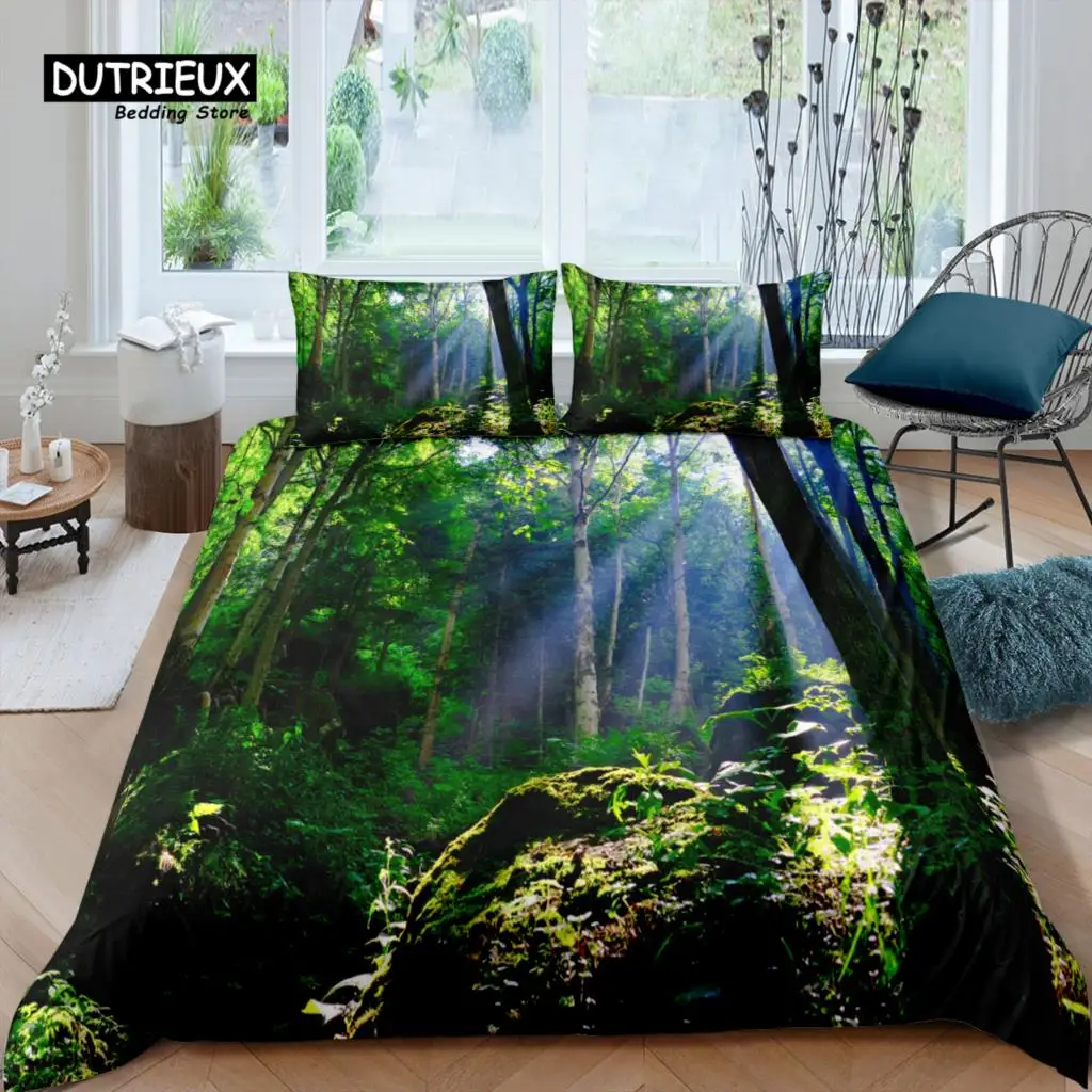 3D Tall Trees 6991 Assaf Frank Bedding Bed Pillowcases Quilt Cover Duvet Cover