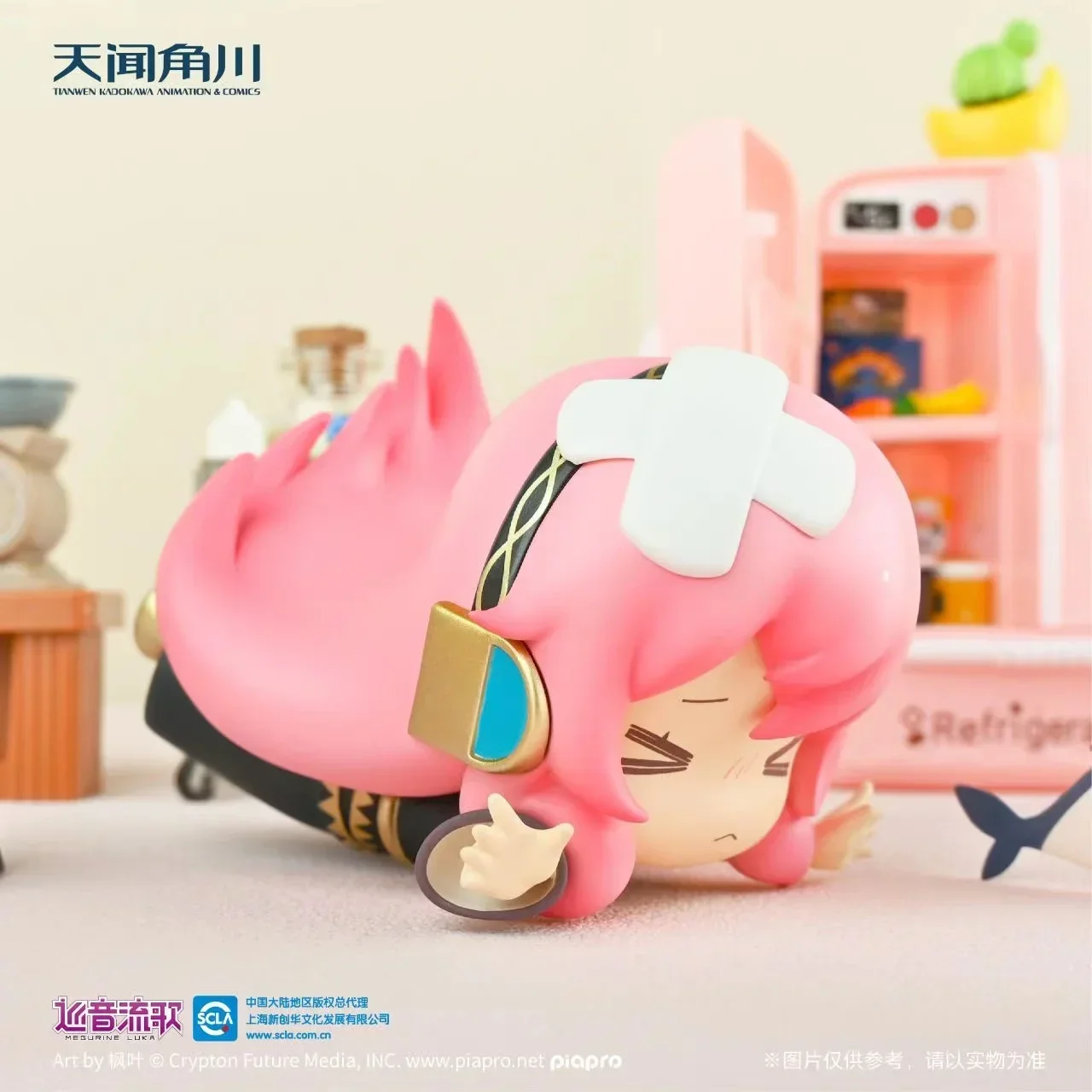 thumbnail image 1 of Figuras de la misteriosa caja ciega de Hatsune Miku que cae, modelo de anime Vocaloid, colección de muñecas Fufu de chicas Kawaii, 1 of 5