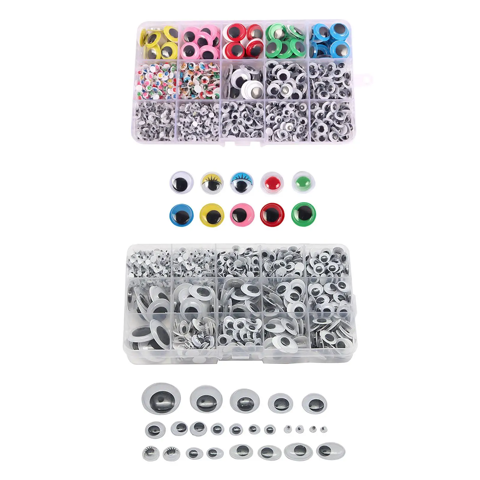 Self Adhesive Plastic Crafts Eye DIY 6-25MM