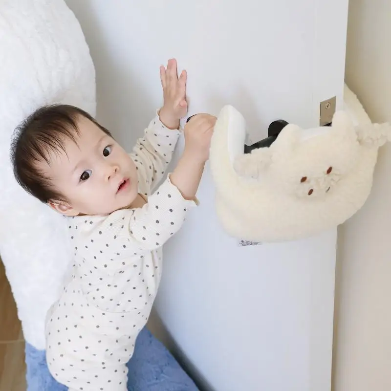 New Instagram Cartoon Door Stop Children's Anti pinch Hand Artifact Door Stop Card Clip Handle Decoration