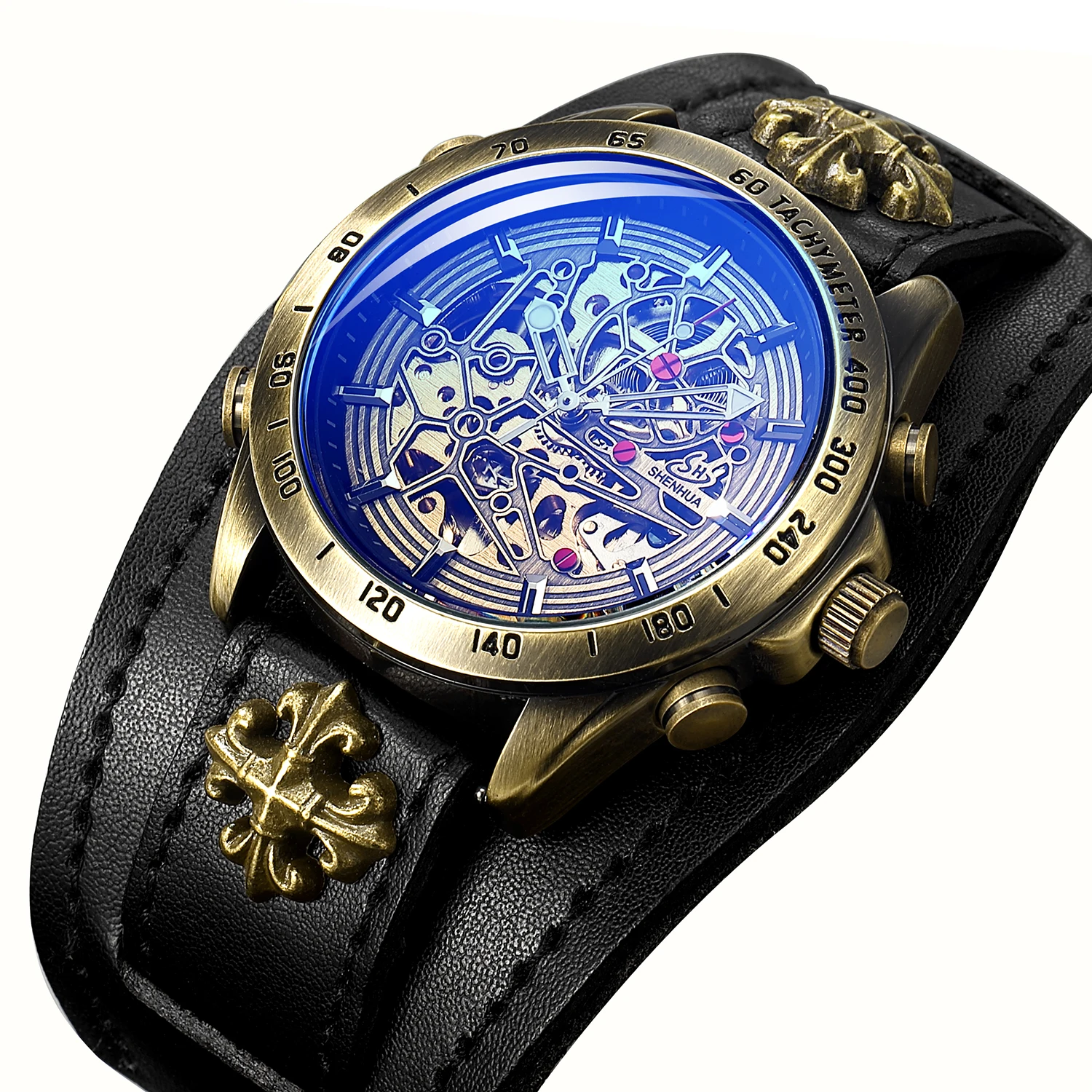 Orologio Scheletro Automatico Da 40 Mm Di Lusso Con Cornice In Fibra Di Carbonio Acciaio Inossidabile 904L, Cristallo Zaffiro, Resistente Allacqua Da 439,79 € | DHgate - Foto 9
