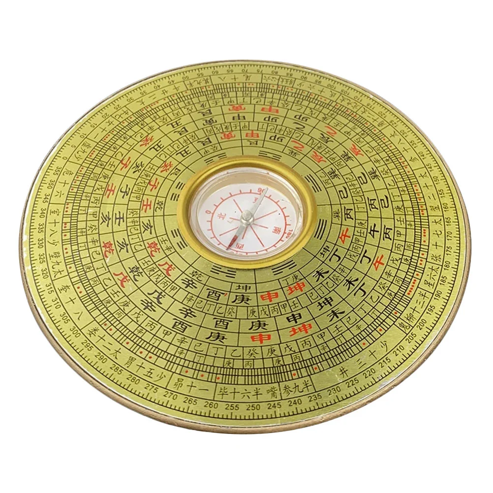 

Household Compass Travel Vintage Decor Feng Shui Decorations Ornament Alloy Chinese