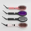 2020 Women Matte Black Brosse Chauffante Lcd Electric Straightener Styling Comb Straightening Brush For Natural Hair 1