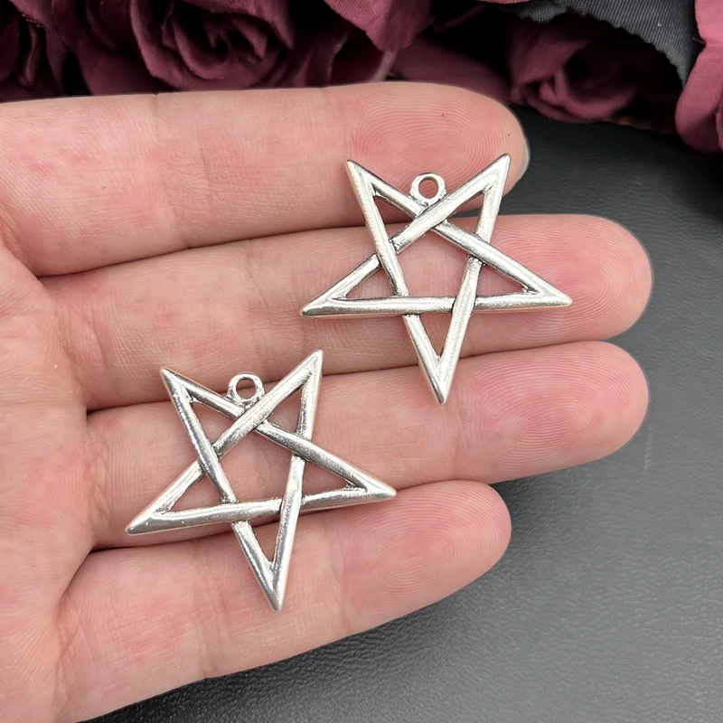 5pcs-Inverted-Pentacle-Pendant-Upside-Down-Pentacle-Gothic-Occult-Devil