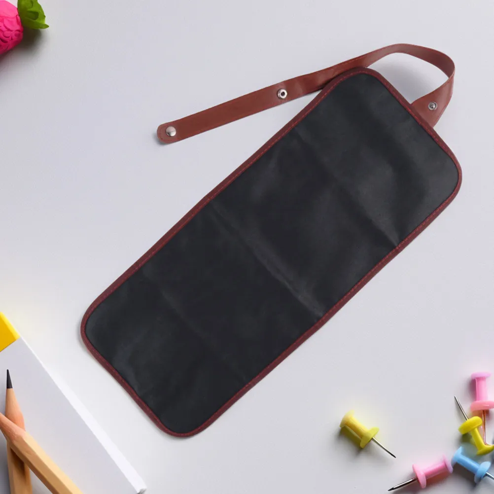 캔버스 컬러 연필 파우치 롤업 펜 케이스 36 홀 연필 정리함 학교 사무실용 휴대용 드로잉 용품 홀더