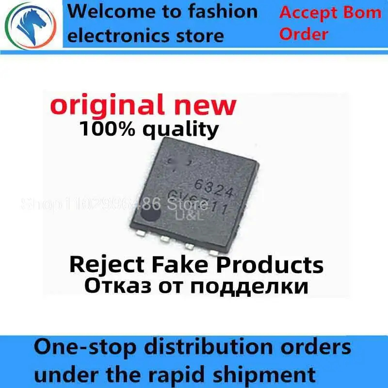 

5Pcs 100% New AON6324 6324 AON6354 6354 AON6358 6358 DFN-8 DFN8 MOS FET Brand new original chips ic