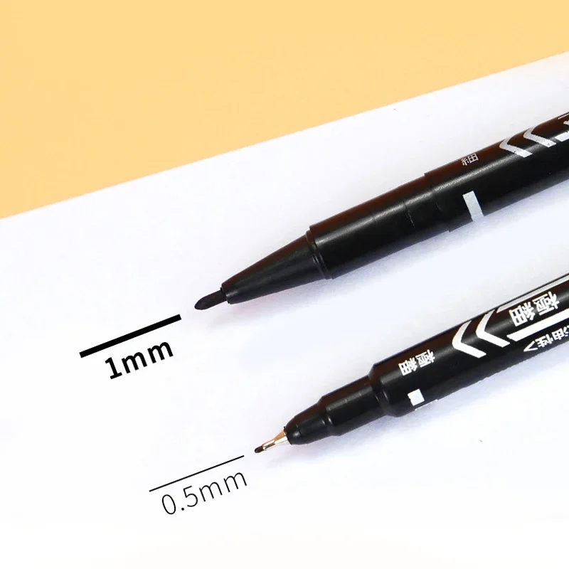 3 Pcs/Set CD-R DVD-R Media Disc Double Head Marker Pen Writing Student marker Pen School office Stationery Supplies 3