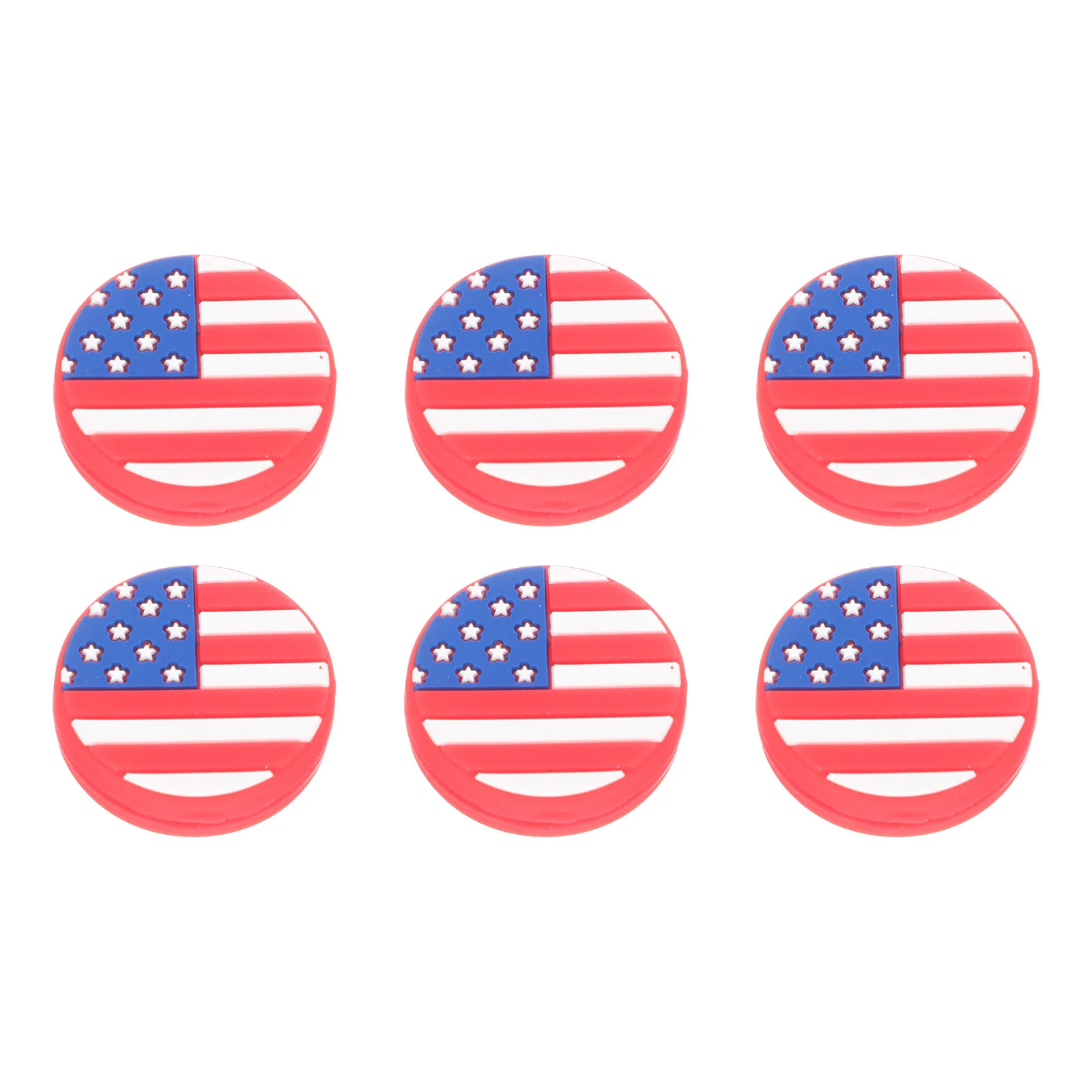 

Racket Vibration Dampeners National Flag Designed Tennis Racket Silicone Shocking Absorbers Durable Tennis Accessories