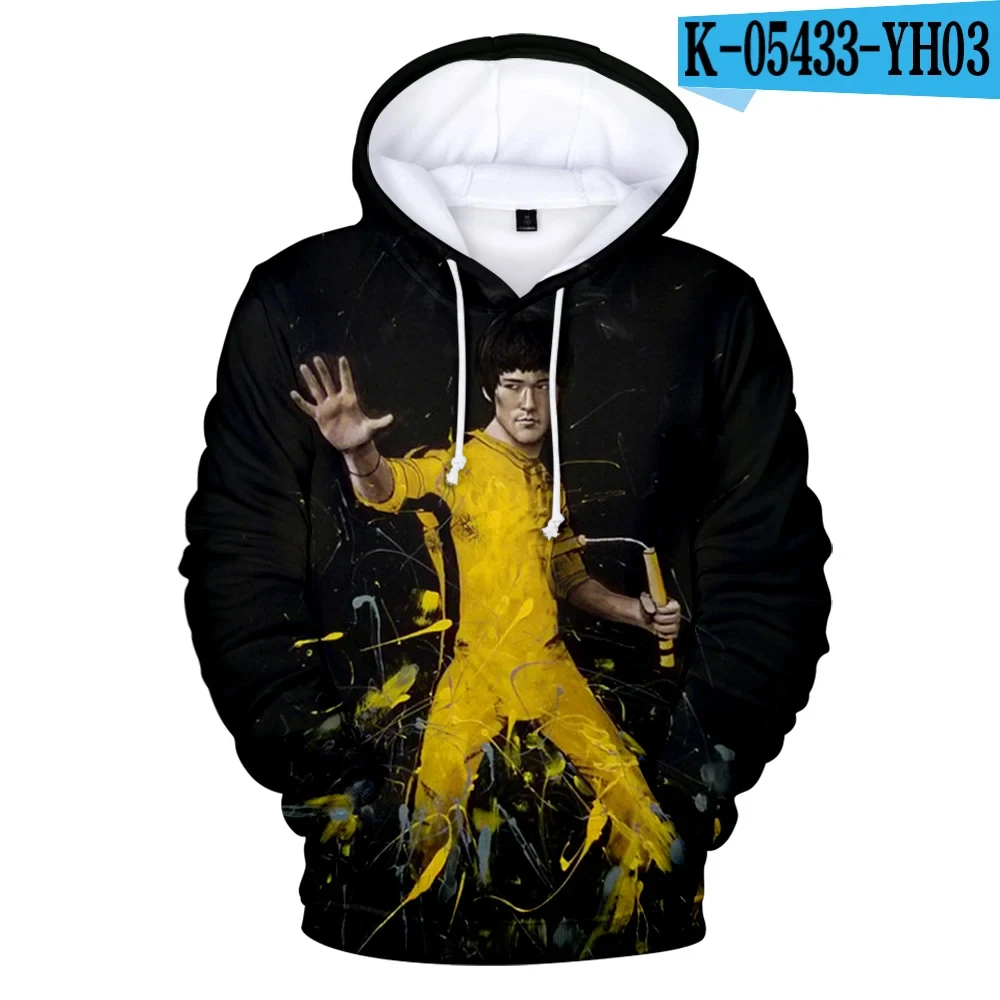 

Chinese Kung Fu Bruce Lee 3D Printed Hoodie Men/Women Casual Fashion Hoodies Kids Pullover Sweatshirts Oversized Unisex Clothing