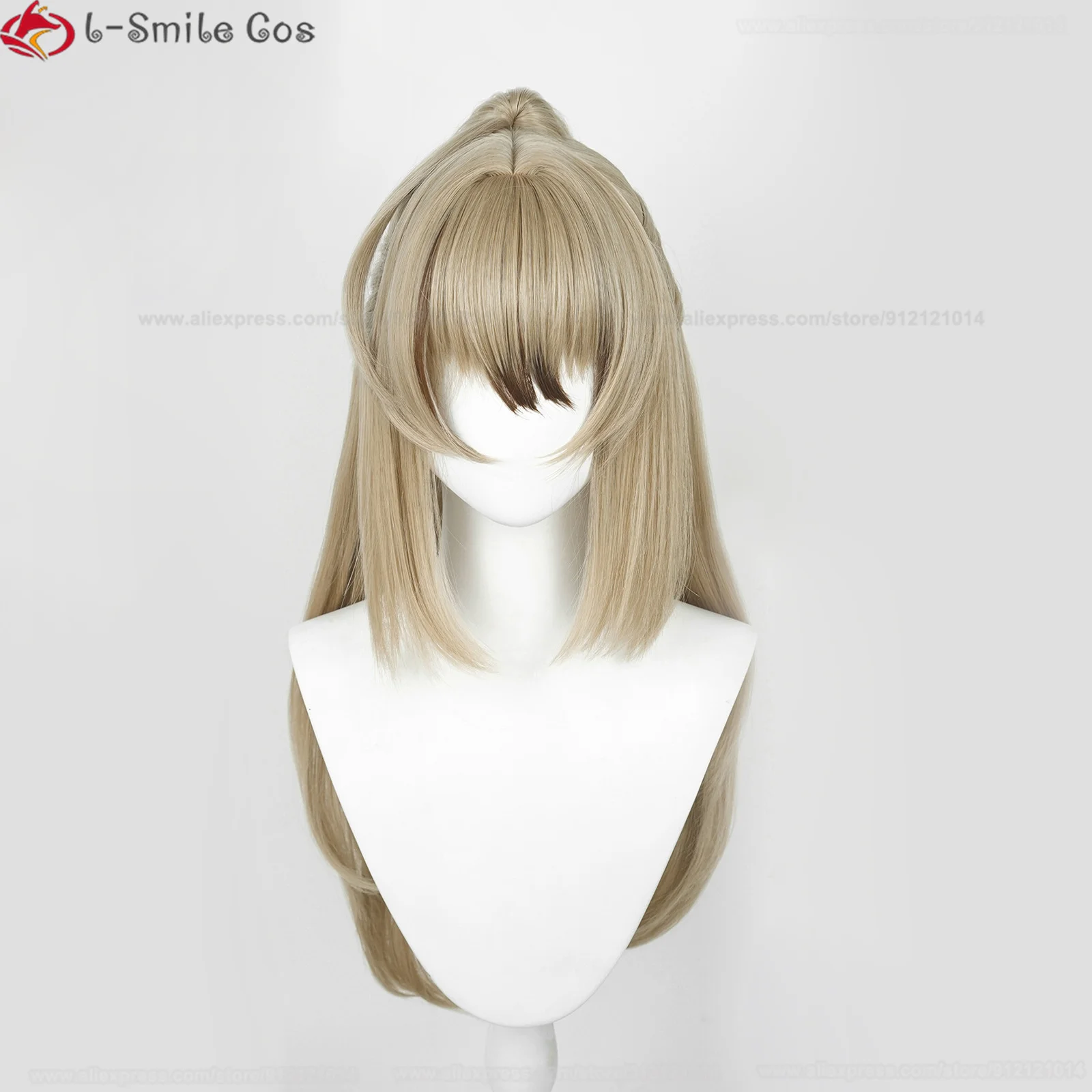 Spiel Kirara Cosplay Perücke Genshin 75 cm Licht Leinen Kirara Anime Cosplay Perücke Hitzebeständige Synthetische Haar Halloween Perücken + perücke Kappe – Detail 6