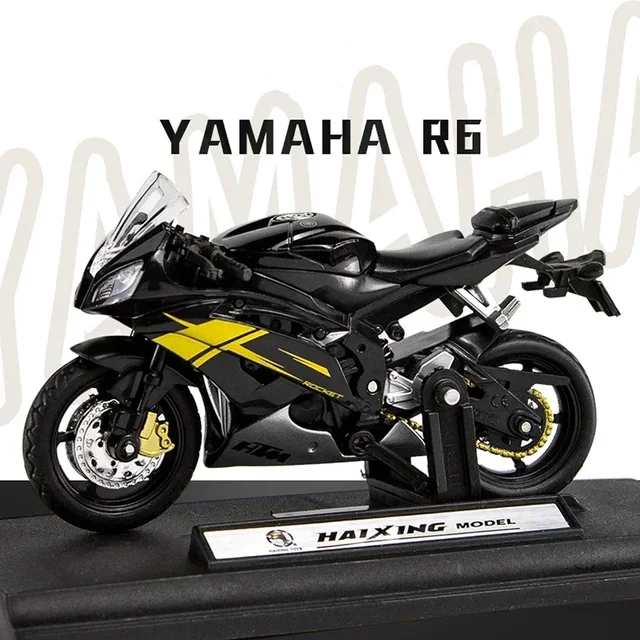 1:18 Scale Yamaha R6 Alloy Scooter Sport Bike Figurines Diecasts Kids Toy Motorcycle Racing Model Replicas Collect Gift for Boys 4 1:18 Scale Yamaha R6 Alloy Scooter Sport Bike Figurines Diecasts Kids Toy Motorcycle Racing Model Replicas Collect Gift for Boys 4