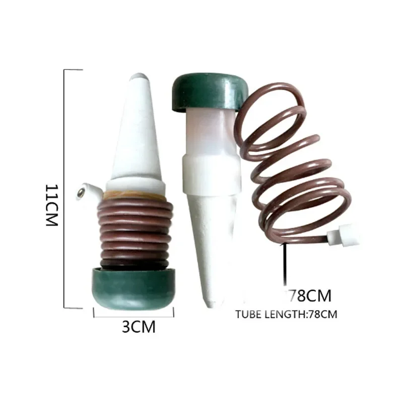 Ceramic Self Watering Spikes Automatic Plant Drip Irrigation Water Stake For Garden Vegetable Garden Drip Watering System 1-4Pcs