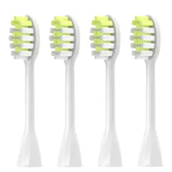 4-Pack Premium Replacement Toothbrush Heads (White)
