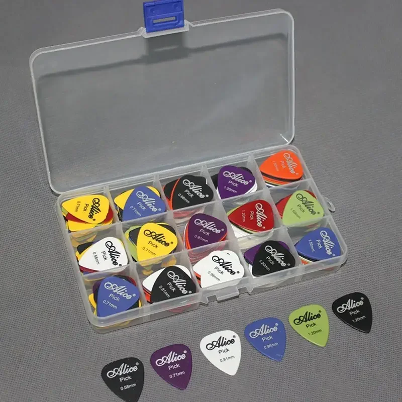 6/10/20/30pcs Acoustic Electric 6 Thickness Pick Bag Assorted Guitar Picks Plectrums guitar picks