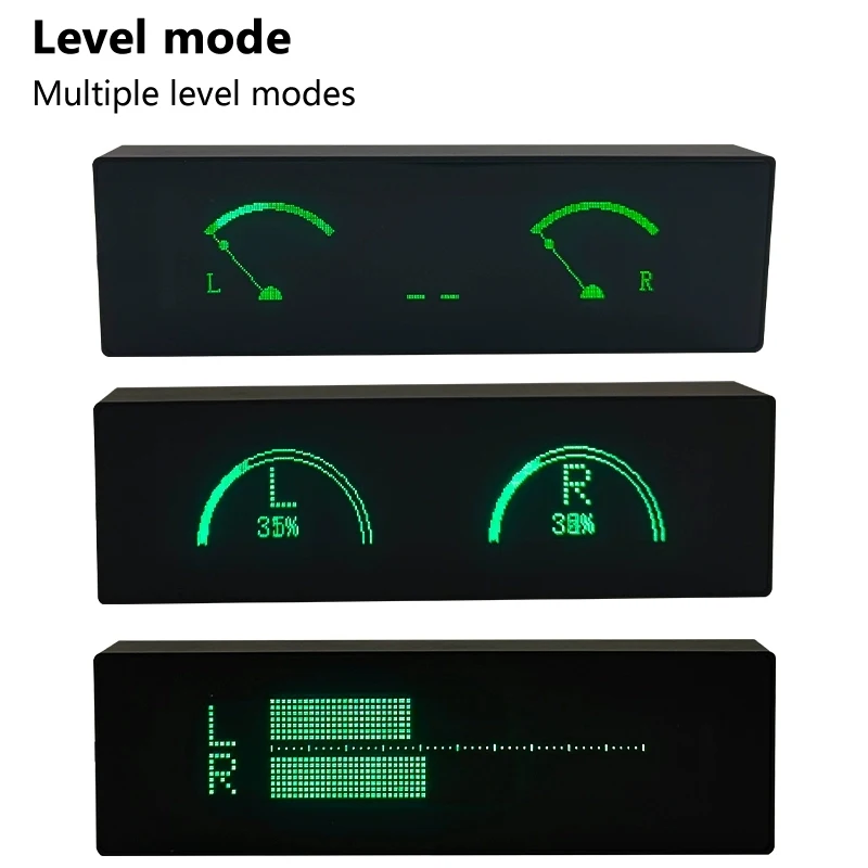 EV256 Voice Line Control VFD Rhythm Music Spectrum Level Light Strip WiFi Clock Weather Forecast Speed Spirit Level 2