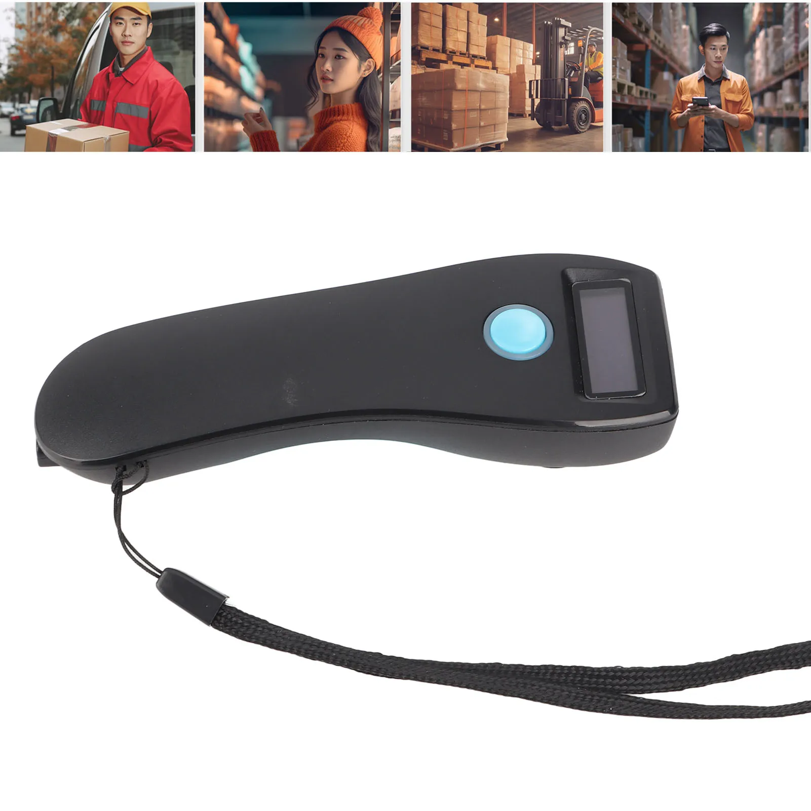 W6 Wireless Barcode Scanner Reader BT Portable 1D 2D QR  Scanner for Supermarkets Delivery Restaurants Wireless Barcode Scanner