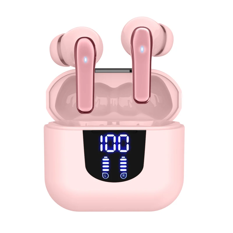 Wireless Earphones with Enhanced Bass, Noise Reduction, and Extended Battery Life